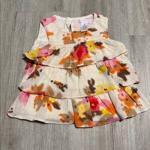 Old Navy Floral Tiered Sleeveless Dress